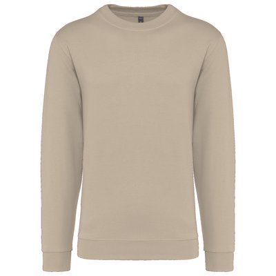 Sudadera algodón poliéster cuello redondo Light Sand S