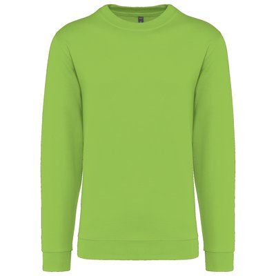 Sudadera algodón poliéster cuello redondo Lime 3XL