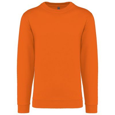 Sudadera algodón poliéster cuello redondo Orange S