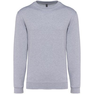 Sudadera algodón poliéster cuello redondo Oxford Grey 4XL