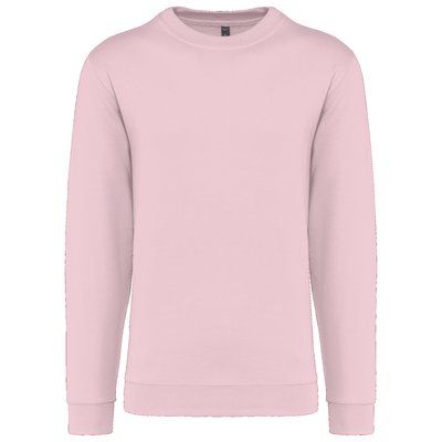 Sudadera algodón poliéster cuello redondo Pale Pink S