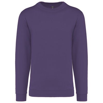 Sudadera algodón poliéster cuello redondo Purple M