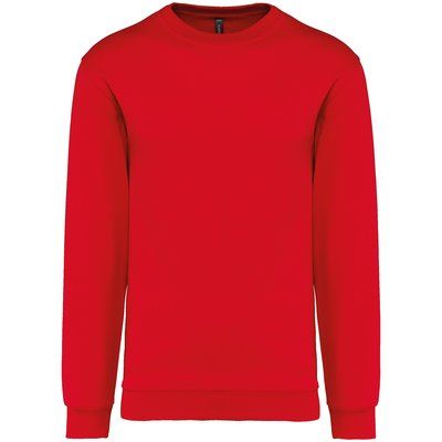 Sudadera algodón poliéster cuello redondo Red XS