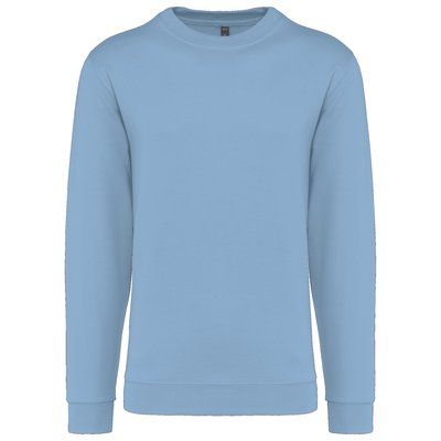 Sudadera algodón poliéster cuello redondo Sky Blue XXL