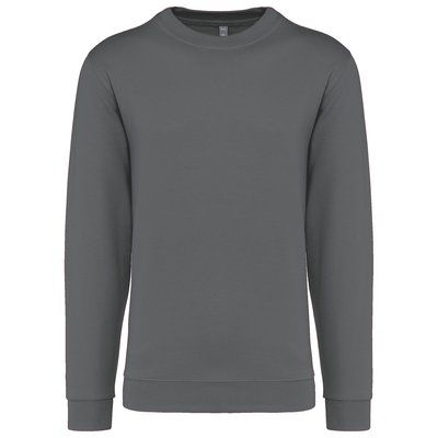 Sudadera algodón poliéster cuello redondo Storm Grey XXL