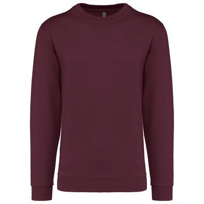 Sudadera algodón poliéster cuello redondo Wine M