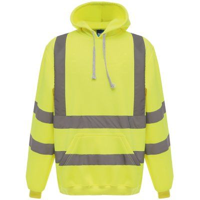 Sudadera alta visibilidad con capucha Hi Vis Yellow XXL