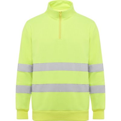 Sudadera Alta Visibilidad Cuello Alto Amarillo Fluor S