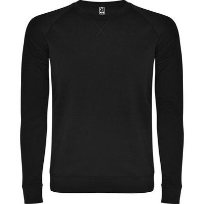 Sudadera básica de algodón Negro 2XL