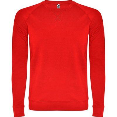 Sudadera básica de algodón Rojo S