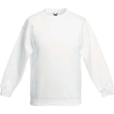 Sudadera básica infantil Blanco 14/15 ans