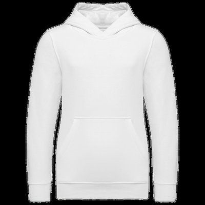 Sudadera básica infantil con capucha White 10/12 ans