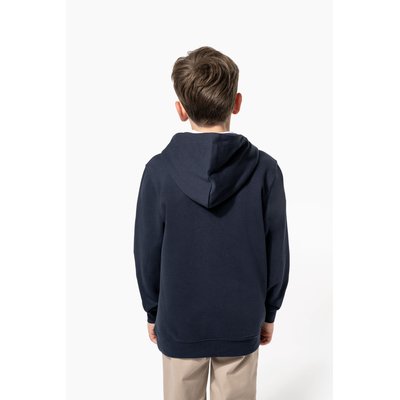 Sudadera básica infantil con capucha