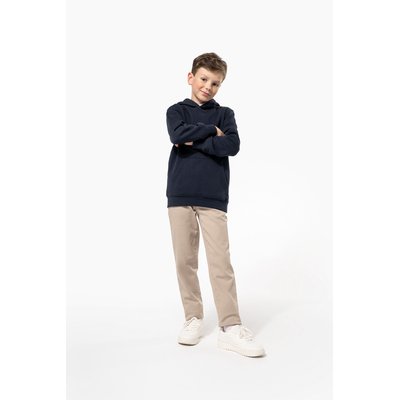 Sudadera básica infantil con capucha