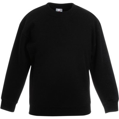 Sudadera básica infantil Negro 12/13 ans