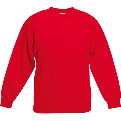 Sudadera básica infantil Rojo 3/4 ans