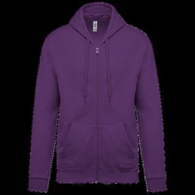 Sudadera básica unisex con capucha Purple M