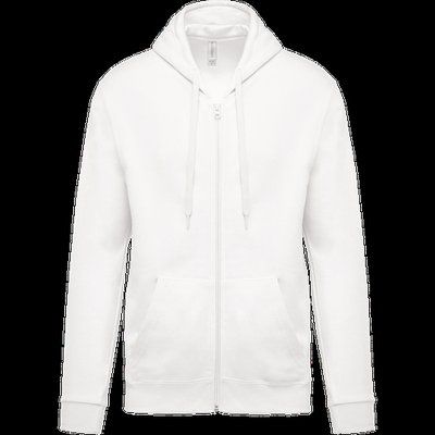 Sudadera básica unisex con capucha White XXL