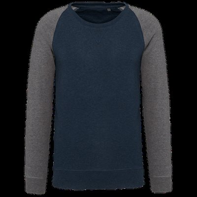 Sudadera bicolor hombre French Navy Heather / Grey Heather S