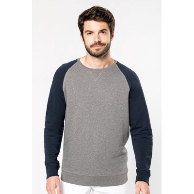 Sudadera bicolor hombre