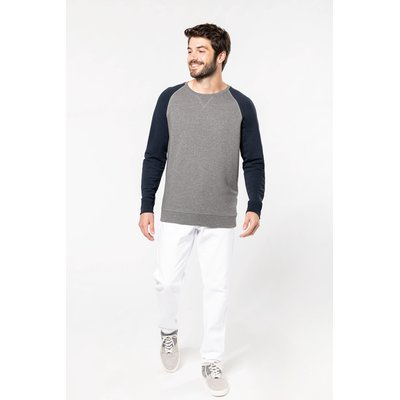 Sudadera bicolor hombre