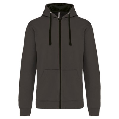 Sudadera Bolsillo con acceso para auriculares Gris 4XL