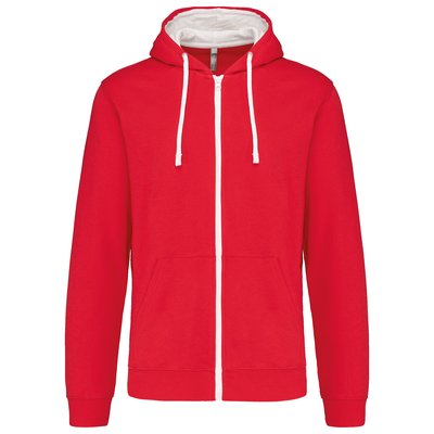 Sudadera Bolsillo con acceso para auriculares Rojo XL