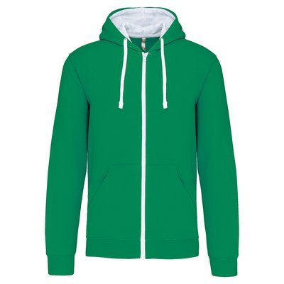 Sudadera Bolsillo con acceso para auriculares Verde M