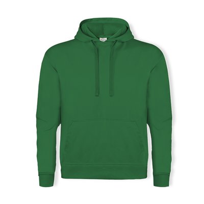 Sudadera Capucha Adulto 280g/m2 Verde M