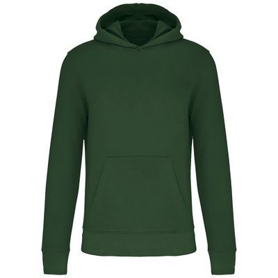 Sudadera capucha algodón orgánico niños Forest Green 4/6 ans