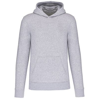 Sudadera capucha algodón orgánico niños Oxford Grey 10/12 ans