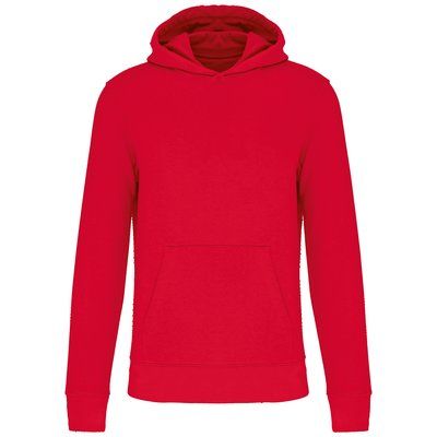 Sudadera capucha algodón orgánico niños Red 4/6 ans