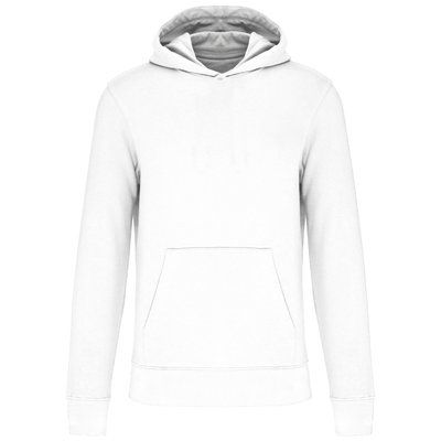 Sudadera capucha algodón orgánico niños White 4/6 ans