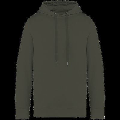 Sudadera con capucha algodón orgánico Verde 4XL