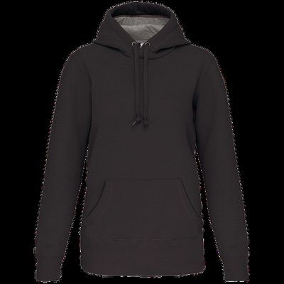 Sudadera capucha algodón Unisex DARK GREY 4XL