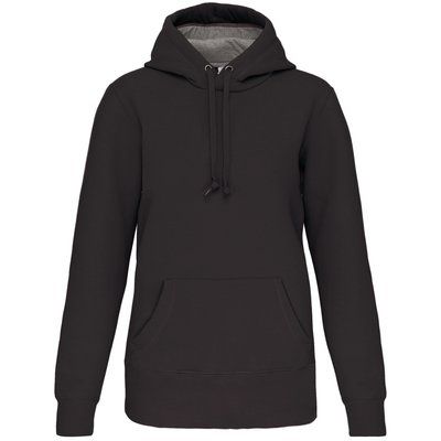 Sudadera capucha algodón Unisex DARK GREY XL