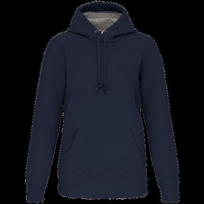 Sudadera capucha algodón Unisex Navy XS