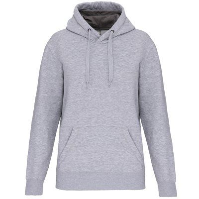 Sudadera capucha algodón Unisex Oxford Grey S