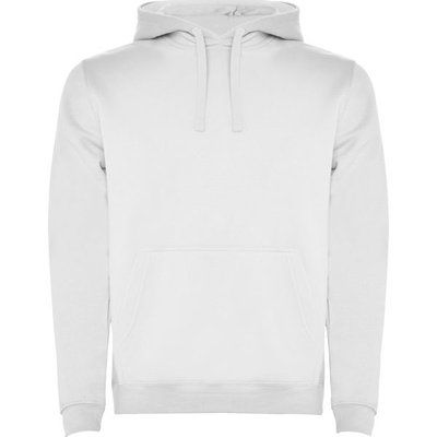 Sudadera con Capucha y Bolsillo Canguro Blanco XS