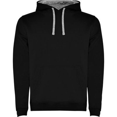 Sudadera con Capucha y Bolsillo Canguro NEGRO/GRIS VIGORÉ 3XL