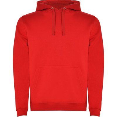 Sudadera con Capucha y Bolsillo Canguro Rojo XS