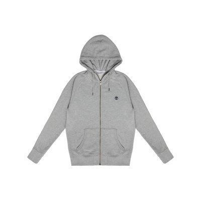 Sudadera con capucha y cremallera suave Medium Grey Heather L