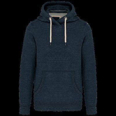 Sudadera con capucha diseño vintage Night Blue Heather M