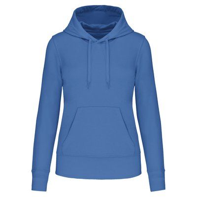 Sudadera capucha eco mujer Light Royal Blue L