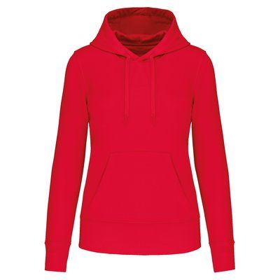 Sudadera capucha eco mujer Red M