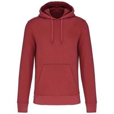 Sudadera capucha ecorresponsable Terracotta Red M