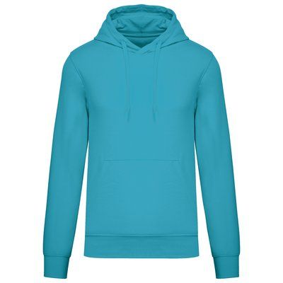 Sudadera capucha ecorresponsable Sea Turquoise XXL