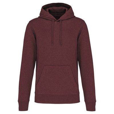 Sudadera capucha ecorresponsable Wine Heather 3XL