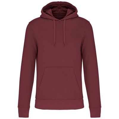 Sudadera capucha ecorresponsable Wine S