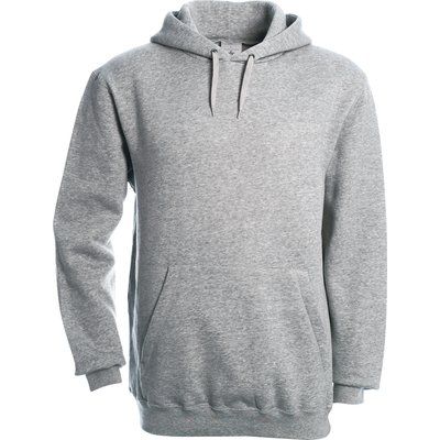 Sudadera con capucha forrada Heather Grey S